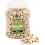 Houten kralen - verschillende maten - 400 ml