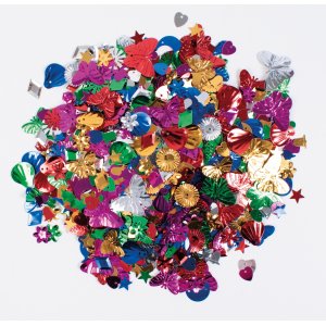 Paillettenmix naturel motief 50 gram Paillettenmix naturel motief 50 gram
