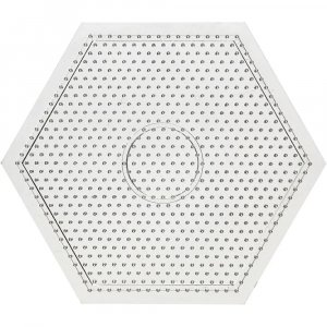Pareltegels - Helder - Zeshoekig - 15x15 cm - 1 st Pareltegels - Helder - Zeshoekig - 15x15 cm - 1 st