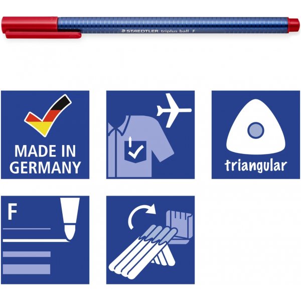 Balpen Triplus F - 4 Pennen