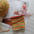 Klant imago Breinaalden zonder knop "Rood" - 20 cm/2,5 mm
