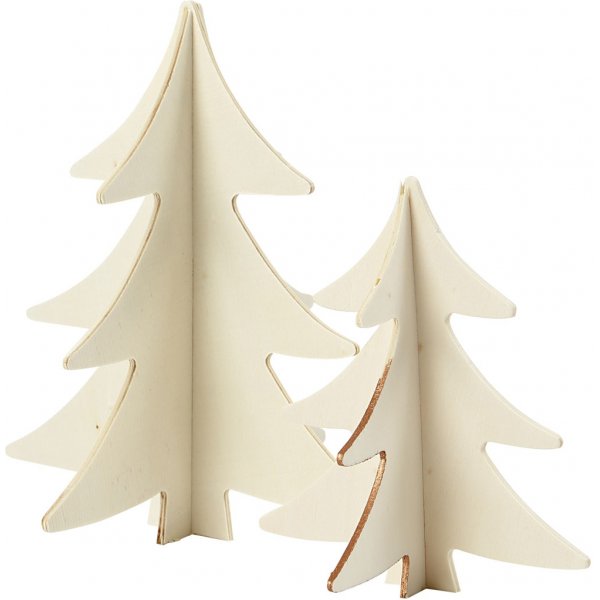 3D Kerstbomen - 2 st 3D Kerstbomen - 2 st