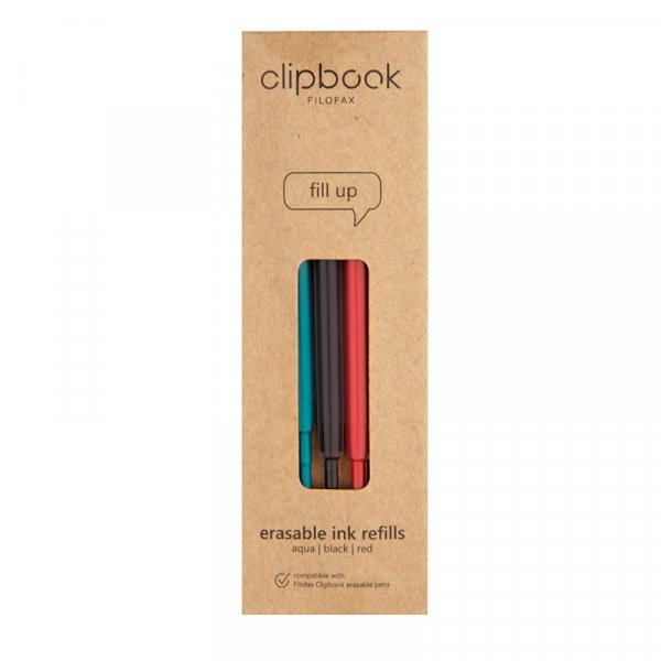 Navulling voor Balpen Filofax Clipbook Uitwisbaar