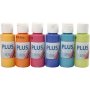 Plus Color Hobbyverf - kleurrijk - 6 x 60 ml