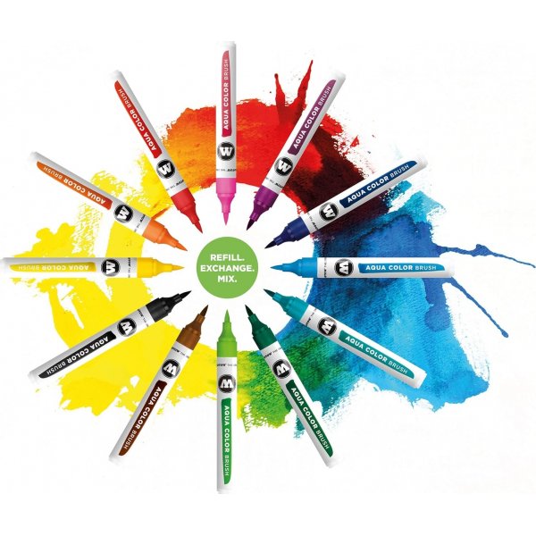 Aquarelstiften Molotow Aqua Color Brush Aquarelstiften Molotow Aqua Color Brush