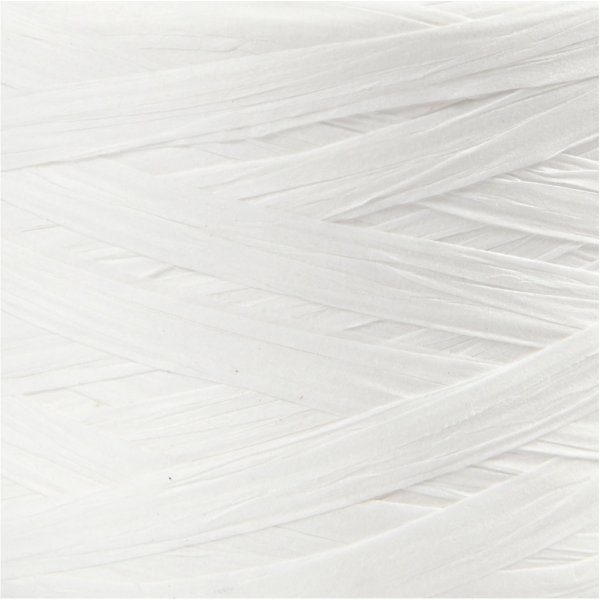 Raffia Papiergaren - wit - 100 m Raffia Papiergaren - wit - 100 m