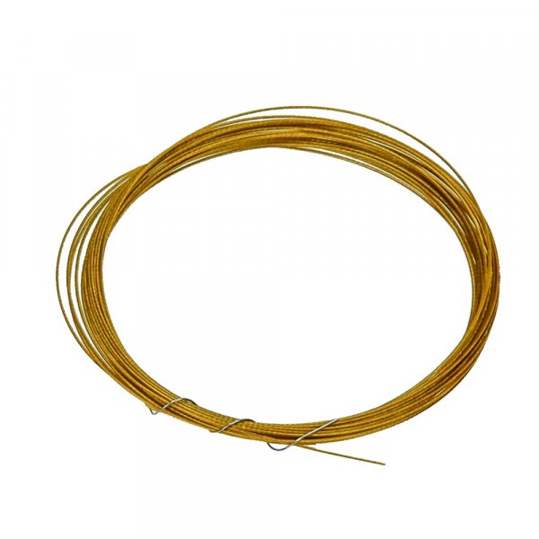 Sieradendraad 0,40 mm - goud 4 m nylon omhulsel