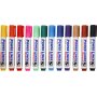 Whiteboardstiften 4 mm - Gemengde kleuren - 12 st