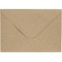 Envelop - naturel - 11,5 x 16 cm - 10 st