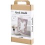 DIY Kit Punch Needle, pastelkleuren, Spiegel