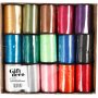 Cadeaukoord - gemengde kleuren - glanzend - 15 x 250 m