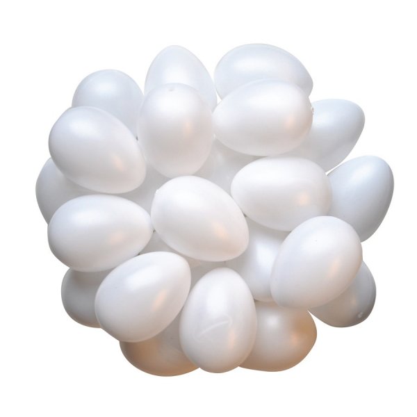 Plastic eieren - wit