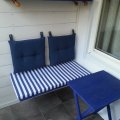 Klant imago Tanja - Effen - Blauw - 140 cm