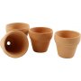 Terracotta potten - 3,4 cm - 48 st