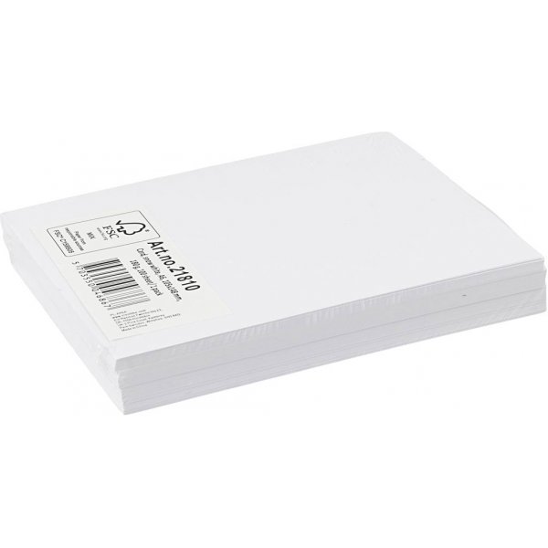 Gekleurd karton - wit - A6 - 180 gr - 100 vellen Gekleurd karton - wit - A6 - 180 gr - 100 vellen