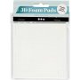 Bevestigingspads 3D - wit - 2 x 400 st