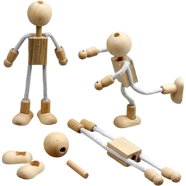 Flexi-figuren - 4 st Flexi-figuren - 4 st