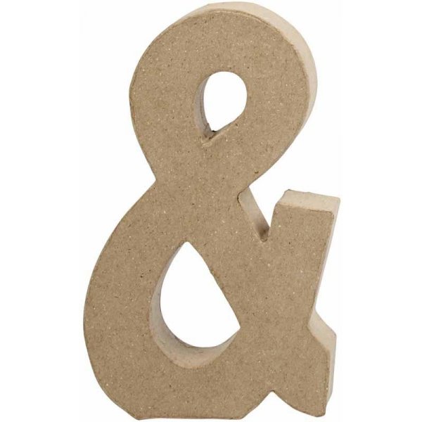 Kartonnen symbool - & - 5 cm Kartonnen symbool - & - 5 cm