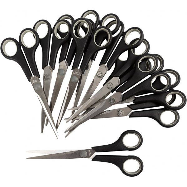 Kinderschaar - rechts en links - 17 cm - 12 st