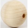 Houten kralen - 50 mm - 4 st
