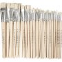 Natur Line Penselen - nr. 00+0+1+2+4+12+14+20 - bord - 68 stuks