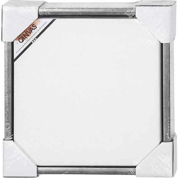 ArtistLine Canvas met lijst - antiek zilver/wit - 34x34 cm ArtistLine Canvas met lijst - antiek zilver/wit - 34x34 cm