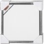 ArtistLine Canvas met lijst - antiek zilver/wit - 34x34 cm