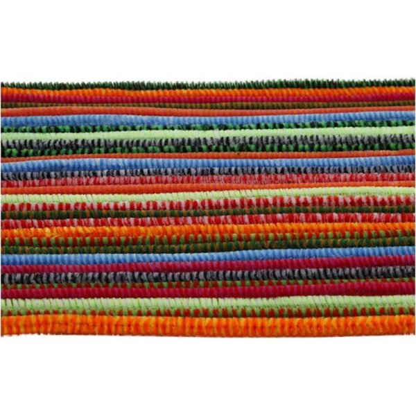 Pijpenrager - 6 mm - gemengde kleuren - gestreept - 30 st Pijpenrager - 6 mm - gemengde kleuren - gestreept - 30 st