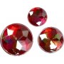 Halve parels - rood - 40 st