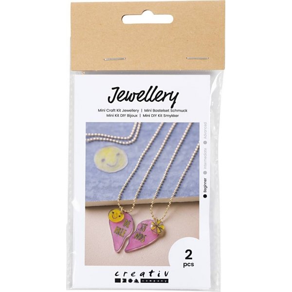 Mini DIY Kit Sieraden - Vriendschapsketting in krimpbaar plastic