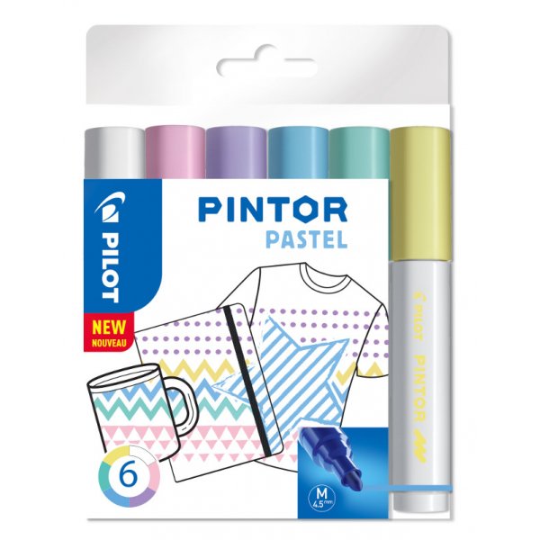 Vezelpotloodset Pilot Pintor (Pastelmix) - Medium