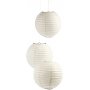 Papieren lamp - wit - Rond - 35 cm