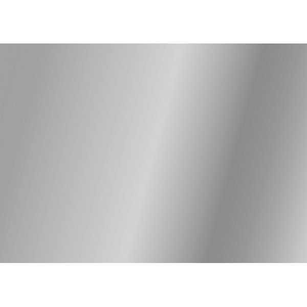 Decoratieve kaart metallic - 50x70 cm 250 g - zilver