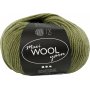 Wolgaren - olijfgroen - 100 gr