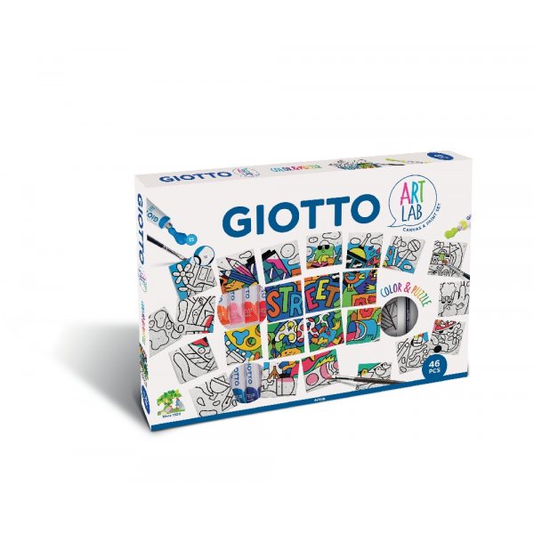 Giotto Art Lab - Kleur en puzzel 46 stukjes