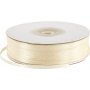 Satijnen lint - gebroken wit - B3 mm - 100 m