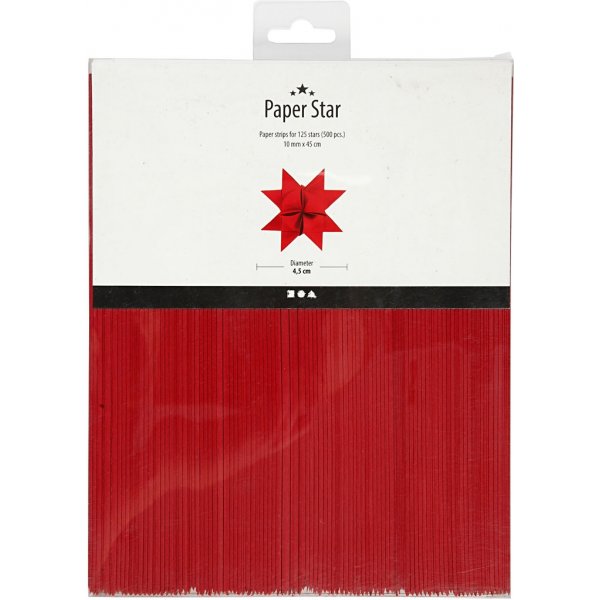 Sterstroken - rood - Ø4,5 cm, 500 stroken Sterstroken - rood - Ø4,5 cm, 500 stroken