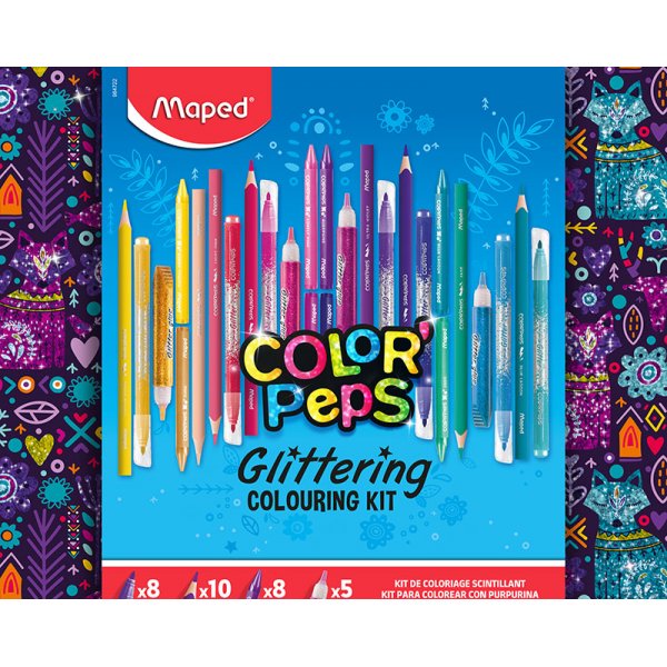 Knutselset - Maped - Glitterkleurpotloodset