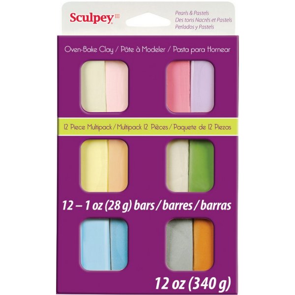 Sculpey Klei Multipack 28g - Pastel