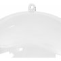 Decoratieve bol - transparant - 13,6 cm
