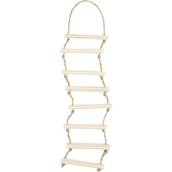 Kerstaccessoires - Windluik en touwladder Kerstaccessoires - Windluik en touwladder