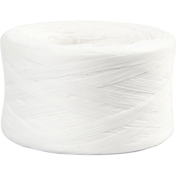 Raffia Papiergaren - wit - 100 m Raffia Papiergaren - wit - 100 m