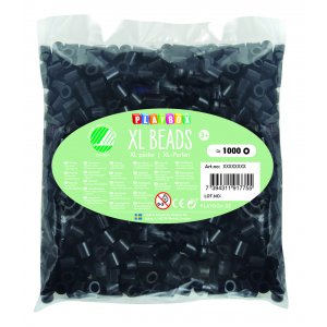 Pijpkralen XL 1000 stuks zwart Pijpkralen XL 1000 stuks zwart