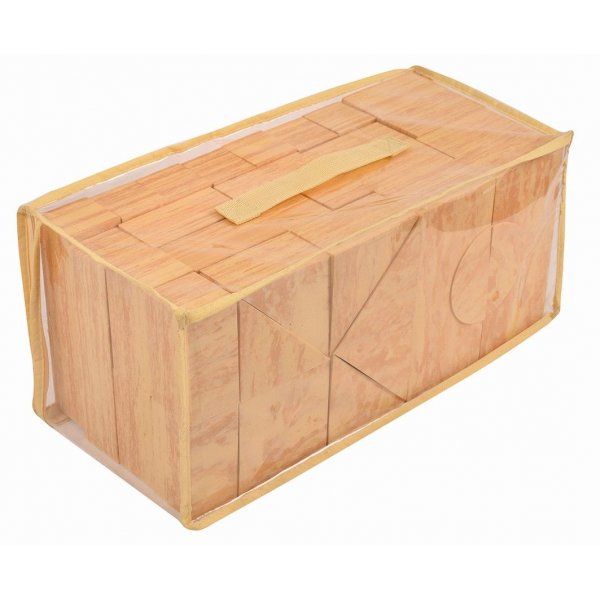 Zachte blokken houtkleurig 56 st Zachte blokken houtkleurig 56 st