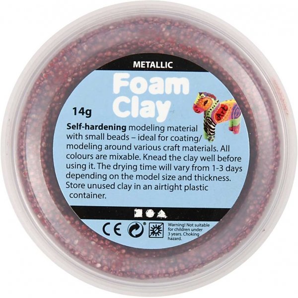 Foam Clay® - krachtige kleuren - metallic 6 x 14 gr Foam Clay® - krachtige kleuren - metallic 6 x 14 gr
