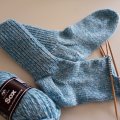 Klant imago Sox 50g - Turkoois/donkerturkoois/ongebleekt (11)
