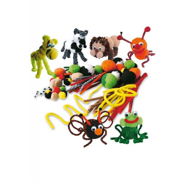 Pompom dierenknutsel (1)
