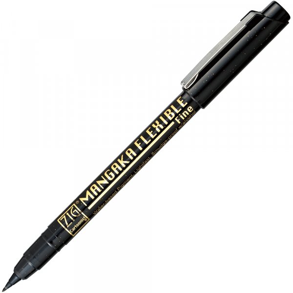 Fineliner ZIG Mangaka Flexibel Zwart