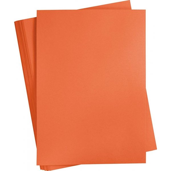 Gekleurd Karton - oranje - A2 - 180 gr - 100 vellen