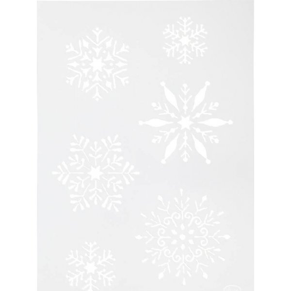 Sjabloon - sneeuwvlok - A4